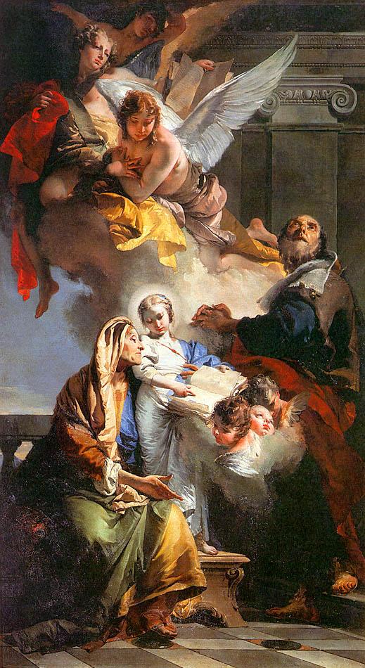 Educazione di Maria - Tiepolo