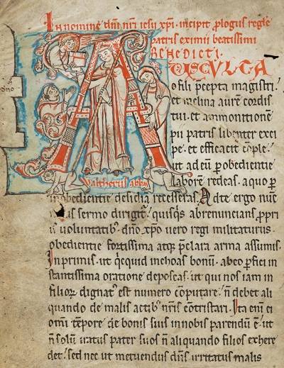 Regula Benedicti - Engelberg, Stiftsbibliothek, Cod. 72