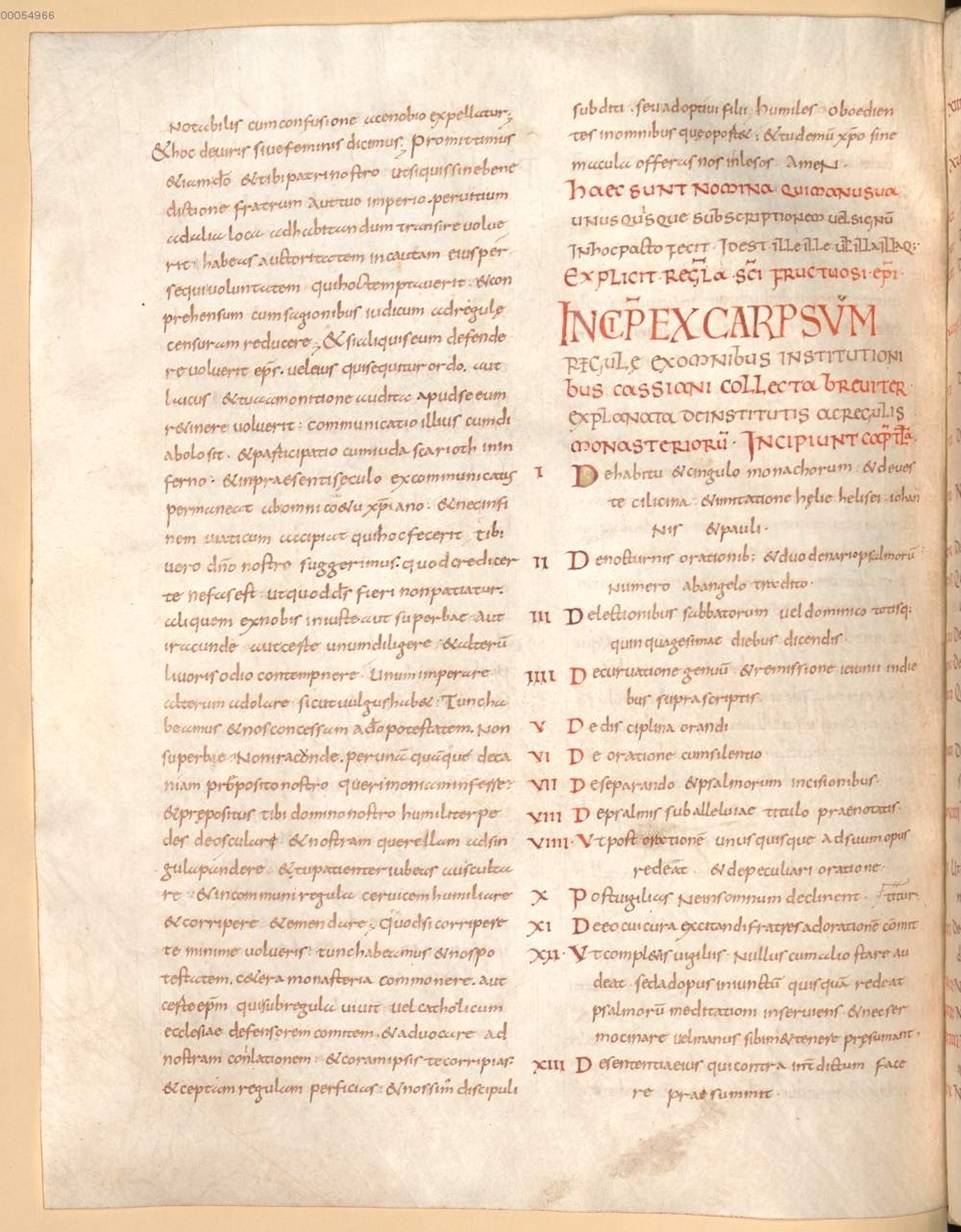 Benedetto di Aniane: Codex regularum - Manoscritto Clm 28118